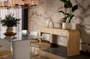 Napa Cognac / Rhea Light Barley Dining Chair Larissa by Matho Sun, view 7