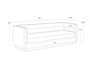 Belfast Oatmeal Sofa Talbot by Matho Sun, view 8