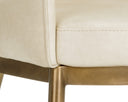 Bravo Cream Dining Armchair Franklin by Matho Sun, view 5