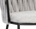 Belfast Heather Grey Dining Armchair Sarai by Matho Sun, view 6