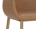 Milliken Cognac Counter Stool Lucano by Matho Sun, view 5