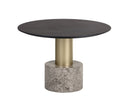 Gold Grey Marble / Charcoal Grey Coffee Table Monaco by Matho Sun, view 2
