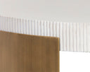 White Coffee Table Cavette by Matho Sun, view 4