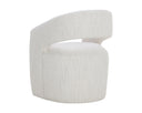 Merino Pearl Dining Armchair Lloret Wheeled by Matho Sun, view 4