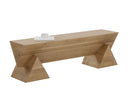 Rustic Oak Bench Gregor by Matho Sun