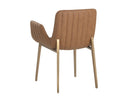 Milliken Cognac Dining Armchair Lucano by Matho Sun, view 4