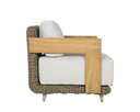 Palazzo Cream Armchair Potenza by Matho Sun, view 3