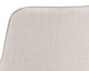 Beige Linen Dining Armchair Franklin by Matho Sun, view 6