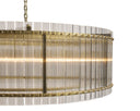 Large Brass Clear Chandelier Kore by Matho Sun, view 5