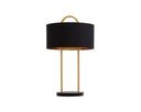 Black Marble Matte Black Table Lamp Kezna by Matho Sun
