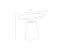 Grey Table Kadin Side by Matho Sun, view 5