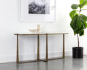 White Marble Console Table Cowell by Matho Sun, view 5