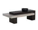Dark Brown / Grey Coffee Table Herriot by Matho Sun