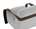 Dark Bronze Helios Check Black Lounge Chair Sonesta by Matho Sun, view 5