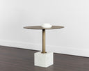 White Marble 32" Bistro Table Kata by Matho Sun, view 4