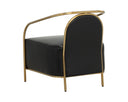 Cantina Black Lounge Chair Cicero by Matho Sun, view 4