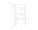 Rhea Light Barley Barstool Adamina by Matho Sun, view 8