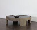 Large Ash Grey Coffee Table Brunetto by Matho Sun, view 6