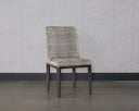 Grey Oak Naya Check Black Dining Chair Elisa by Matho Sun, view 5