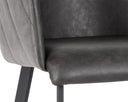 Town Grey / Roman Grey Barstool Griffin by Matho Sun, view 5