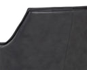 Alpine Black Leather Lounge Chair Crosby Swivel by Matho Sun, view 8