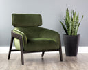 Moss Green Lounge Chair Maximus by Matho Sun, view 5