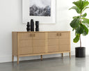 Rustic Oak Sideboard Etienne by Matho Sun, view 5