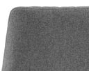 Dark Grey Dining Chairs set of 2 Leighland by Matho Sun, view 7