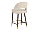 Bravo Cream / Polo Club Muslin Counter Stool Monae by Matho Sun, view 3
