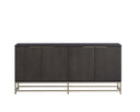 Large Gold Charcoal Grey Sideboard Rebel by Matho Sun, view 2