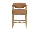Milliken Cognac Counter Stool Heloise by Matho Sun, view 3