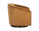 Dark Bronze Gold Sky Lounge Chair Hazel Swivel by Matho Sun, view 3