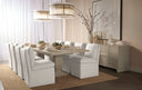 Effie Linen Dining Chair Glenrose Wheeled by Matho Sun, view 7