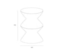 Black End Table Union by Matho Sun, view 4