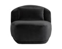 Shadow Grey Chair Soraya Swivel Armless by Matho Sun, view 2