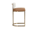 Napa Cognac / Rhea Light Barley Counter Stool Larissa by Matho Sun, view 3