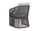 Warm Grey Gracebay Light Grey Dining Armchair Allariz by Matho Sun, view 4