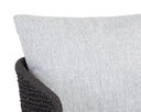 Smoke Grey Copacabana Marble Counter Stool Capri by Matho Sun, view 5