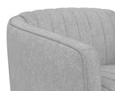 Liv Dove Lounge Chair Garrison Swivel by Matho Sun, view 6