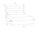 Queen Marble Bed Emmit by Matho Sun, view 4