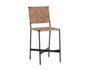 Suede Light Tan Leather Counter Stool Omari by Matho Sun