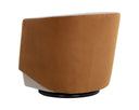 Meg Taupe / Meg Gold Lounge Chair Sarina Swivel by Matho Sun, view 4