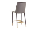 Gunmetal Flint Grey / Napa Taupe Counter Stool Klaus by Matho Sun, view 3