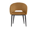 Black Gold Sky Dining Armchair Thatcher by Matho Sun, view 2