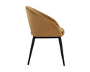 Black Gold Sky Dining Armchair Thatcher by Matho Sun, view 3
