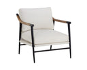 Heather Ivory Tweed Armchair Meadow by Matho Sun