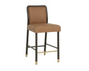 Milliken Cognac Counter Stool Jeno by Matho Sun