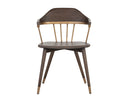 Distressed Brown Dining Armchair Demi by Matho Sun, view 2
