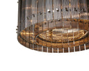 Small Nickel Smoke Grey Chandelier Kore by Matho Sun, view 3