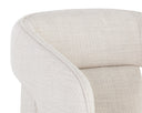 Moto Stucco Dining Armchair Kendrick Wheeled by Matho Sun, view 6